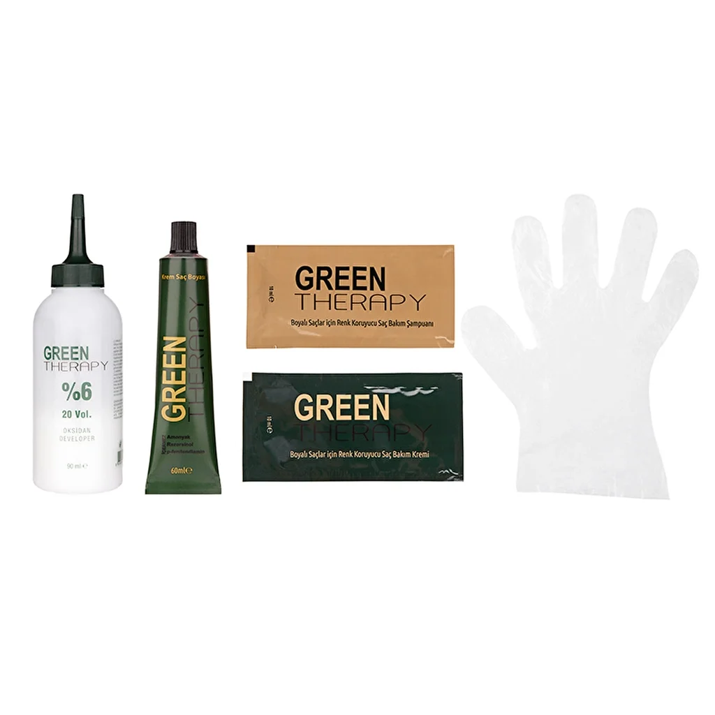 Green Therapy Cream Hair Dye 5.4 light Chestnut