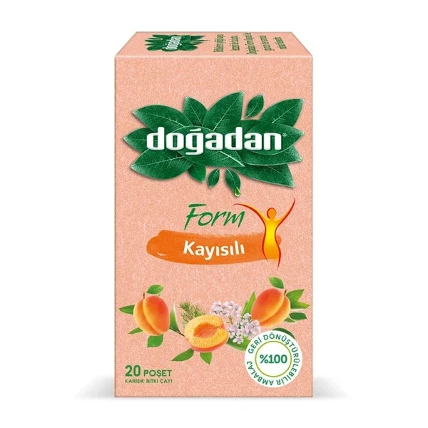 Doğadan Form Apricot Mixed Herbal Tea 20 pcs