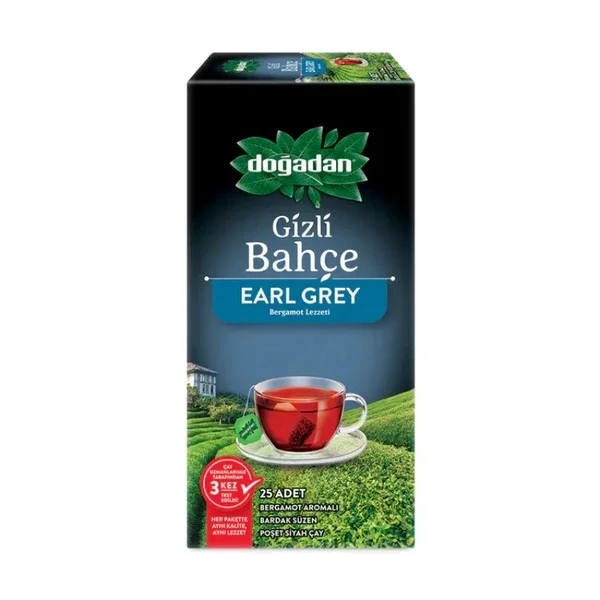 Doğadan Earl Grey Tea Bag Cup 25 pack