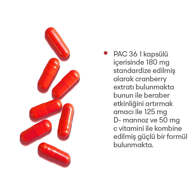 OTC İstanbul Экстракт клюквы с D-маннозой и витамином C 30 капсул