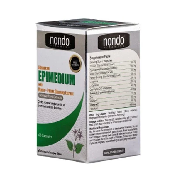 Nondo Vitamins Epimedium 60 capsules