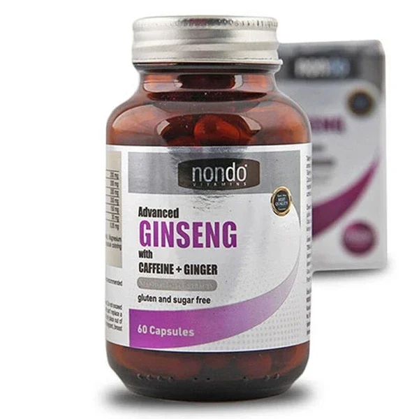 Nondo Vitamins Ginseng With Caffeine + Ginger 60 capsules