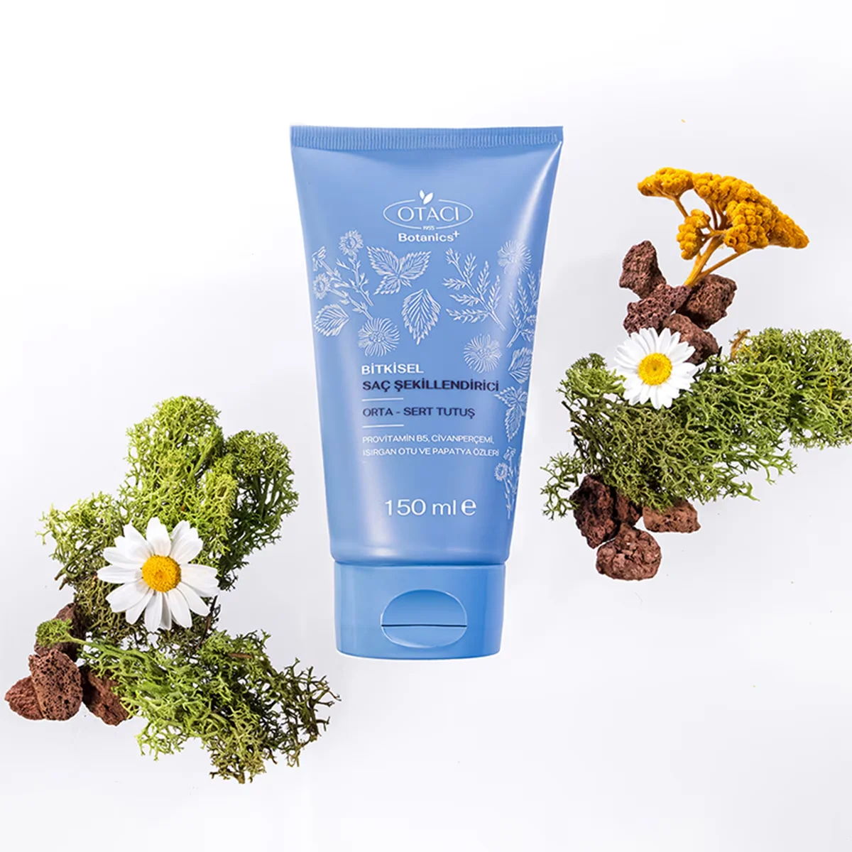 Otacı Kräuter-Haargel 150ml - Mittel-Starker Halt, Natürlich