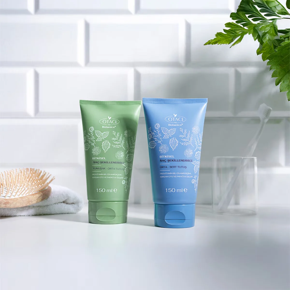 Otacı Kräuter-Haargel 150ml - Mittel-Starker Halt, Natürlich