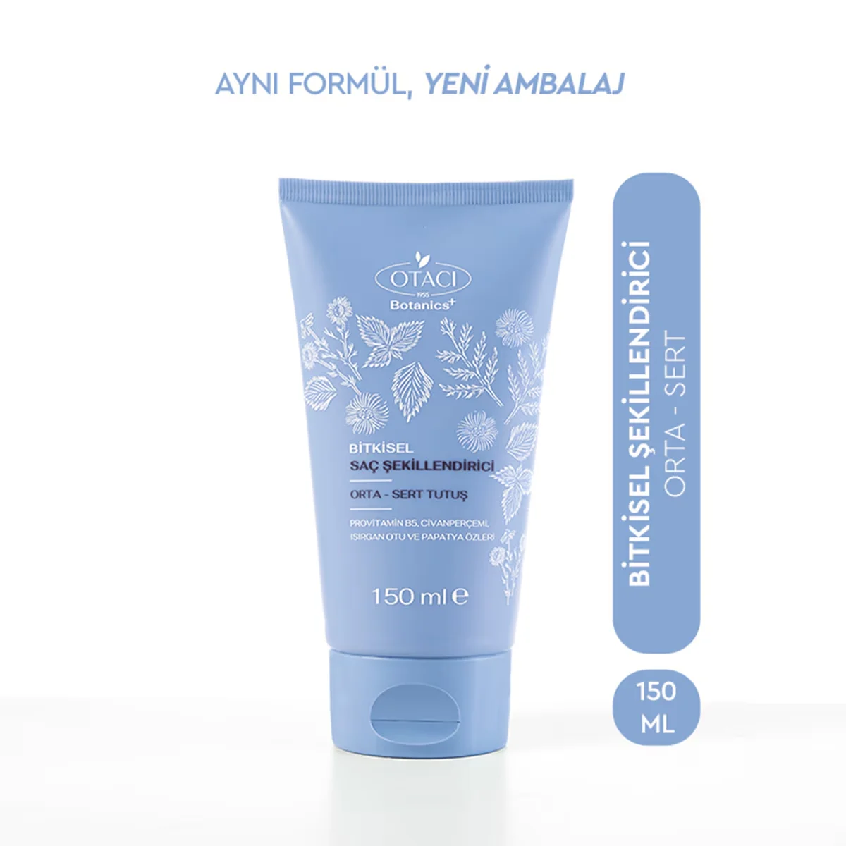 Otacı Kräuter-Haargel 150ml - Mittel-Starker Halt, Natürlich