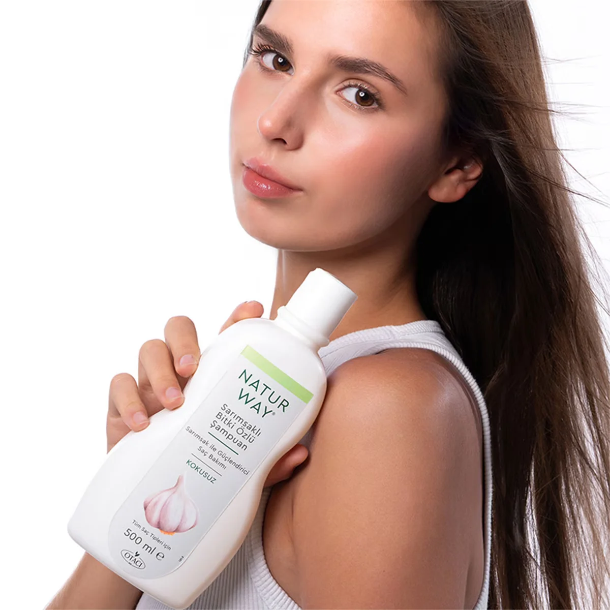 Шампунь с чесночным экстрактом Otacı Naturway 500 мл