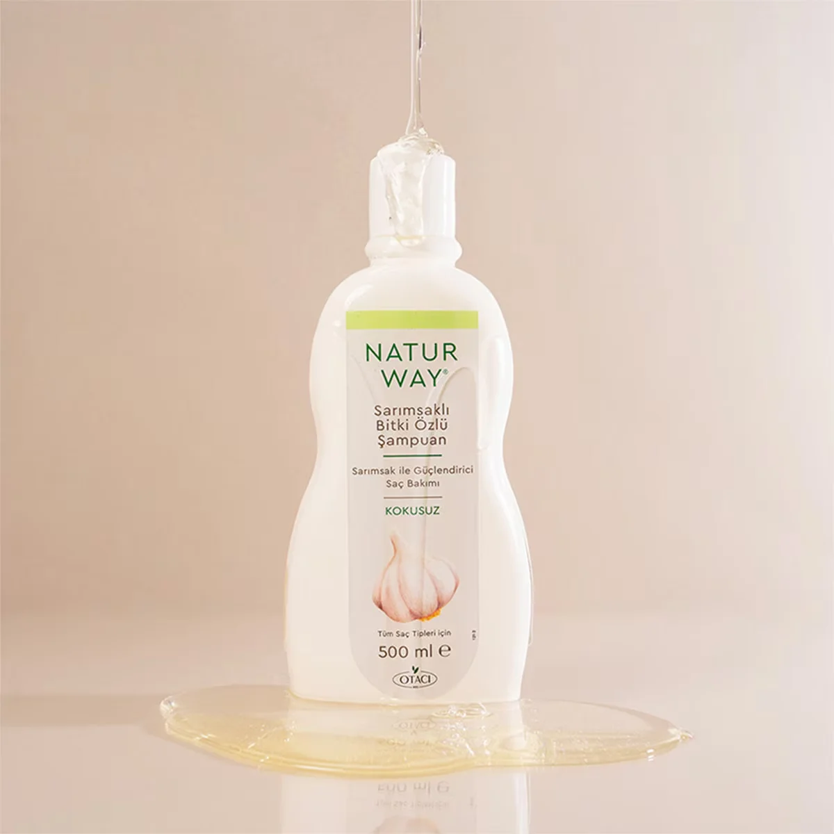 Шампунь с чесночным экстрактом Otacı Naturway 500 мл