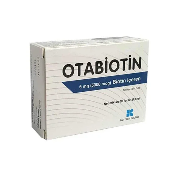 Otabiotin 5 mg Biotin 60 tablets