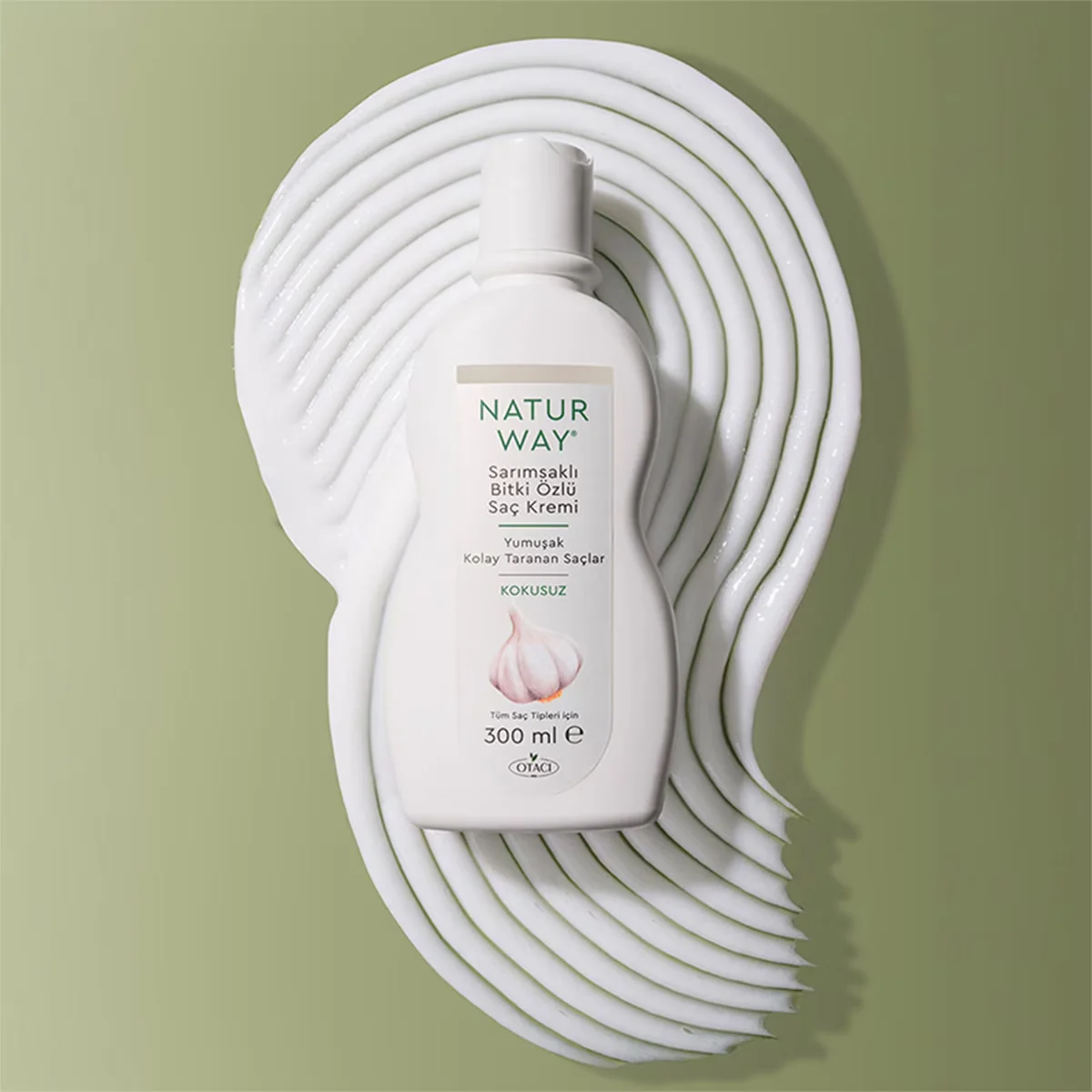 Otacı Naturway Garlic Herbal Essence Unscented Hair Conditioner 300 ml
