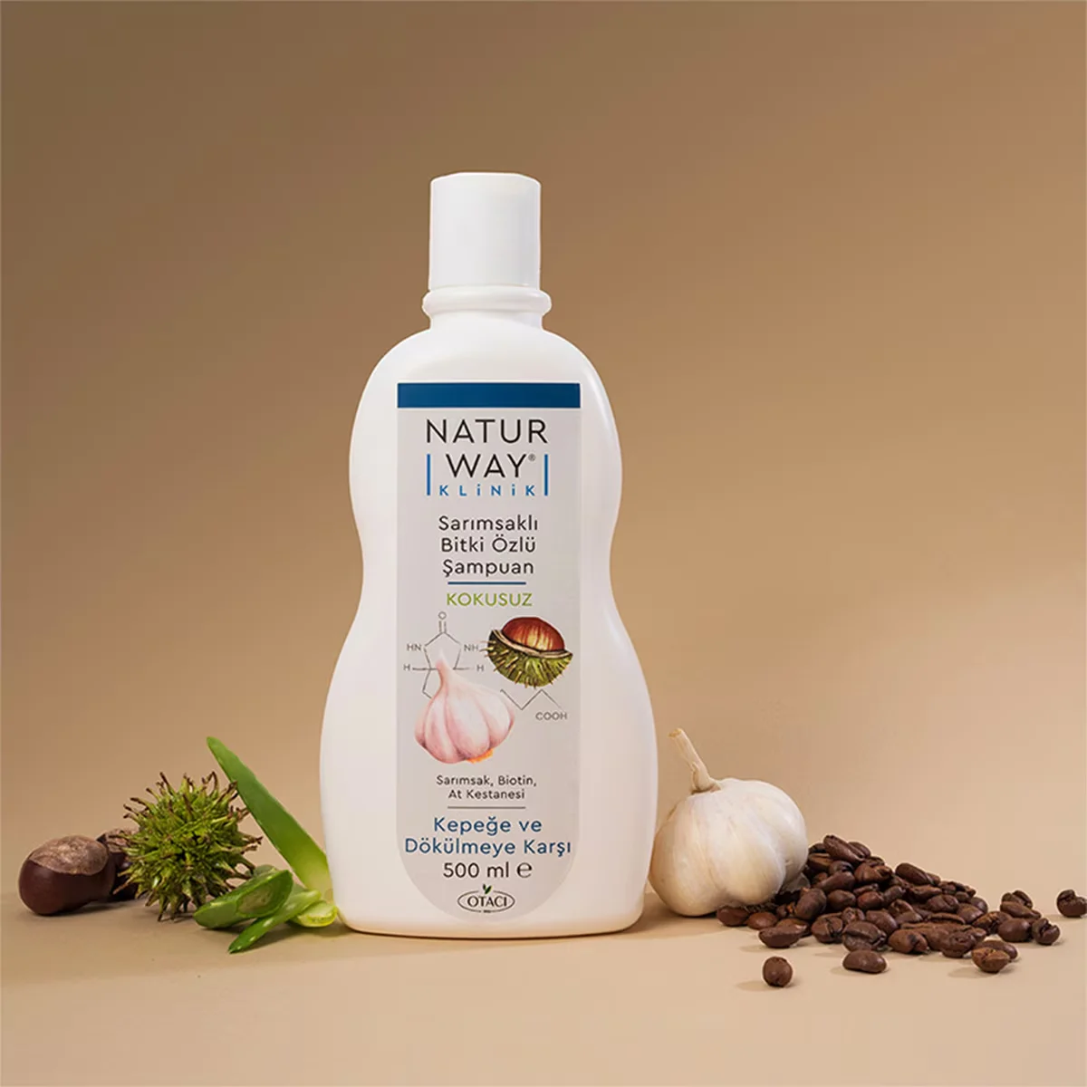 Otacı Naturway Clinic Extra Garlic Herbal Essence Shampoo 500 ml