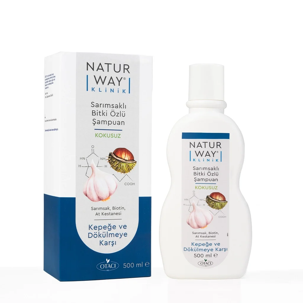 Otacı Naturway Clinic Extra Garlic Herbal Essence Shampoo 500 ml