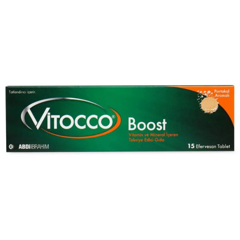 Abdi İbrahim Vitocco Boost Supplementary Food 15 effervescent Tablets
