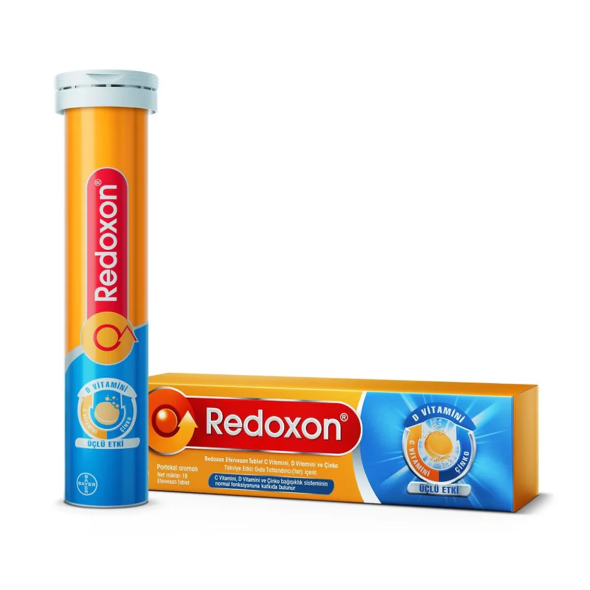 Redoxon Triple Action 1 food Supplement 15 effervescent Tablets
