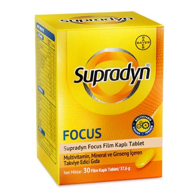 Supradyn Energy Focus 30 film Coated Tablet