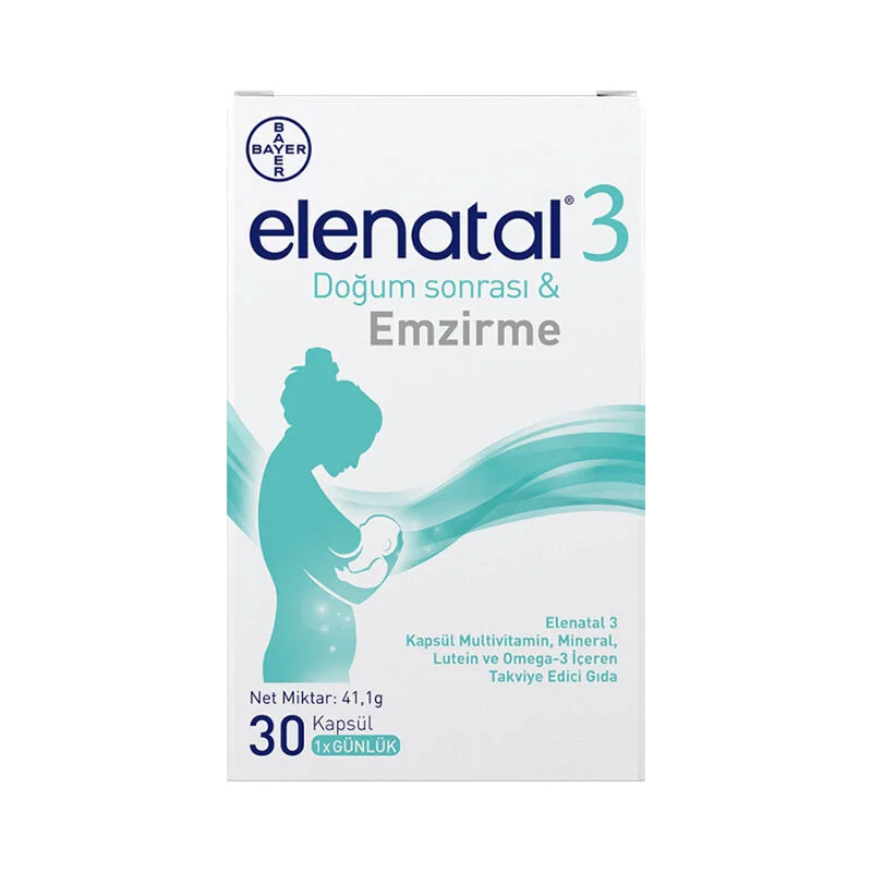 Elenatal 3 food Supplement 30 capsules