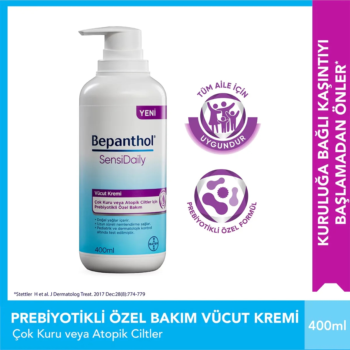Bepanthol Sensidaily Body Cream 400 ml