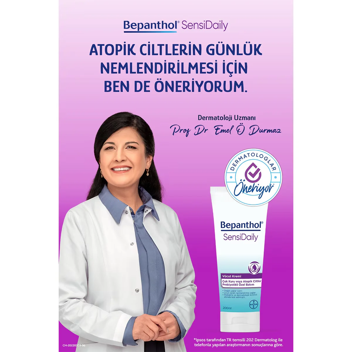 Bepanthol Sensidaily Körpercreme 200ml