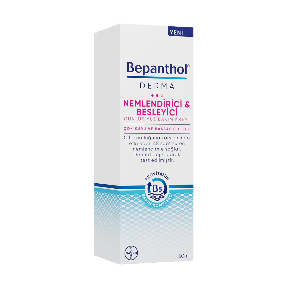 Bepanthol Derma Moisturizing And Nourishing Daily Face Care Cream 50 ml