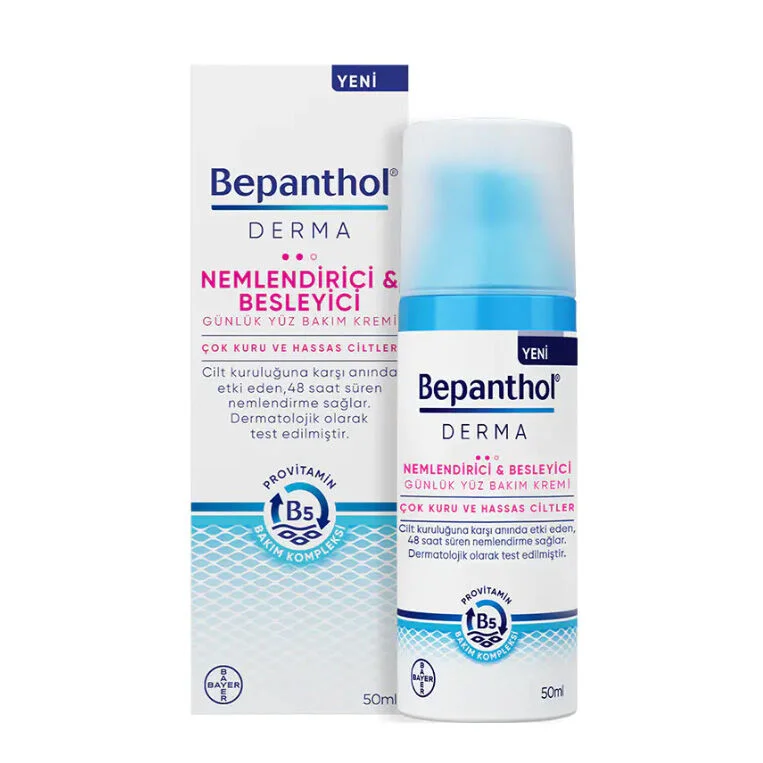 Bepanthol Derma Moisturizing And Nourishing Daily Face Care Cream 50 ml