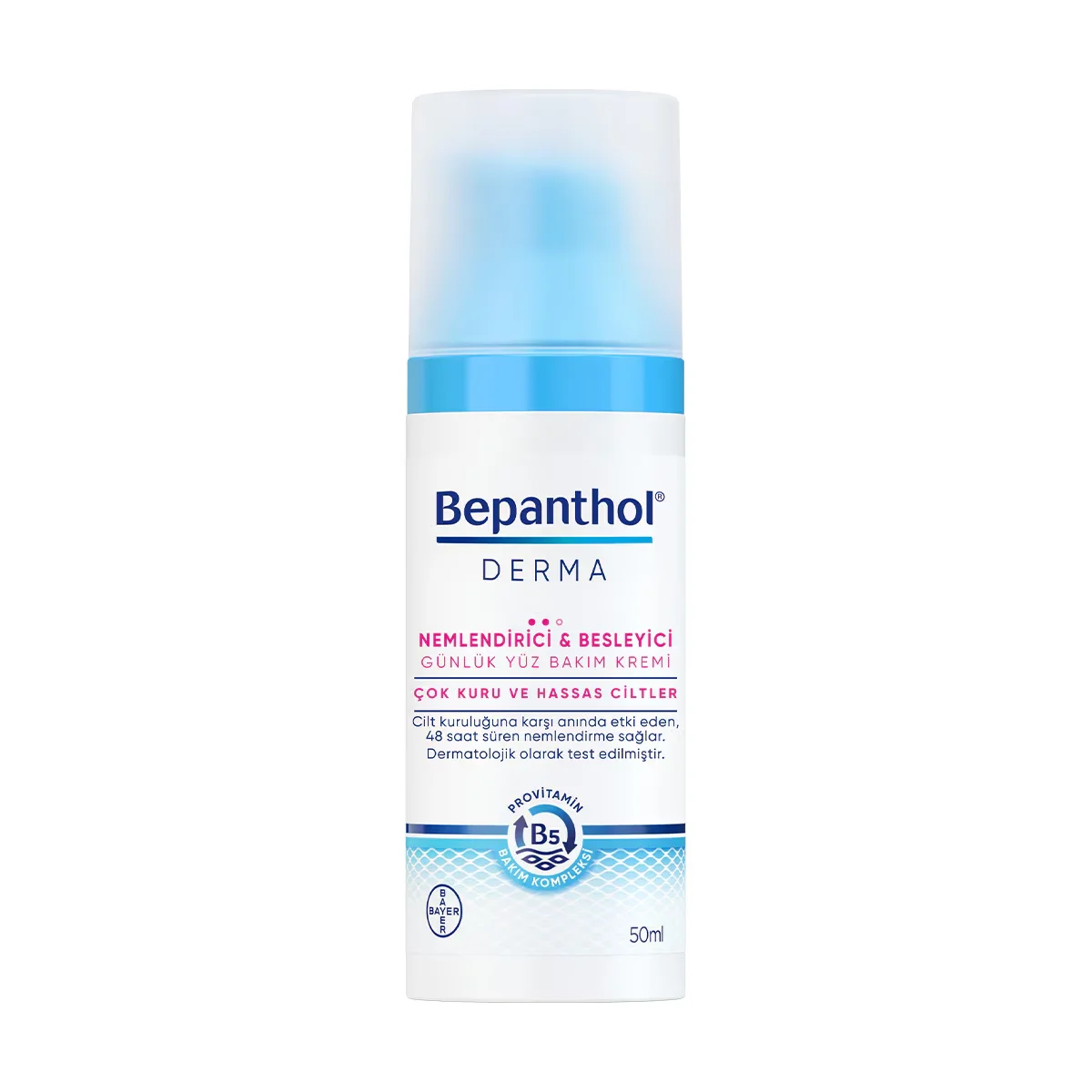 Bepanthol Derma Moisturizing And Nourishing Daily Face Care Cream 50 ml
