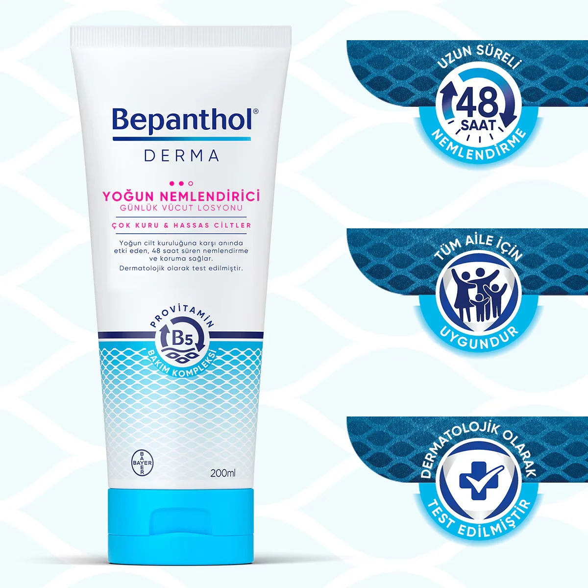 Bepanthol Derma Intense Moisturizing Daily Body Lotion 200 ml