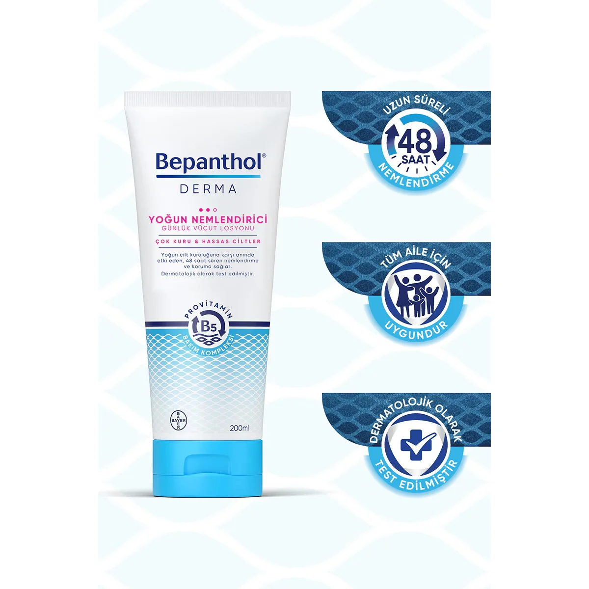 Bepanthol Derma Intense Moisturizing Daily Body Lotion 200 ml