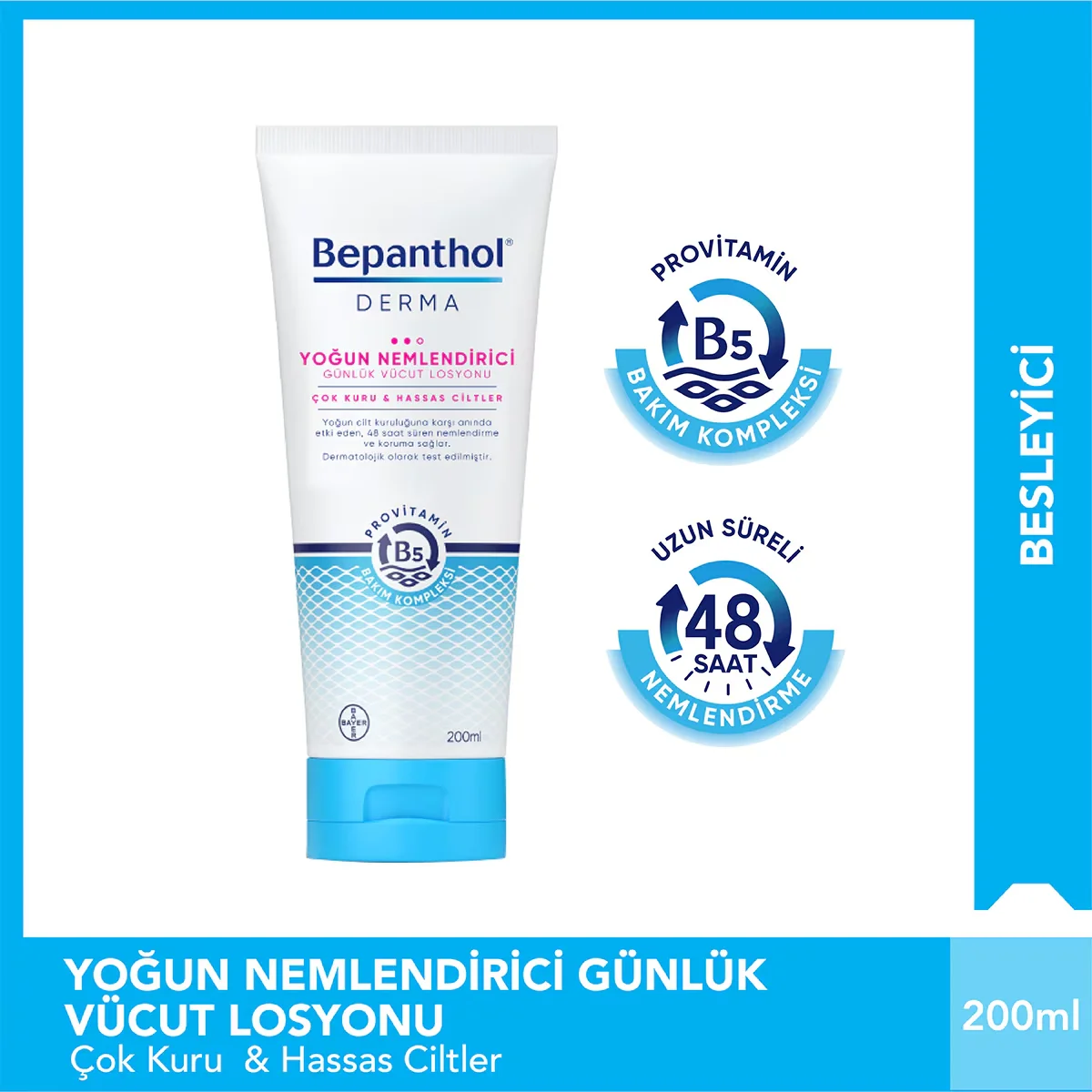 Bepanthol Derma Intense Moisturizing Daily Body Lotion 200 ml