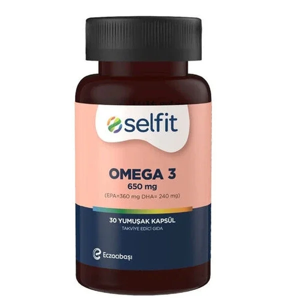 Selfit Omega 3 650 mg 30 softgels