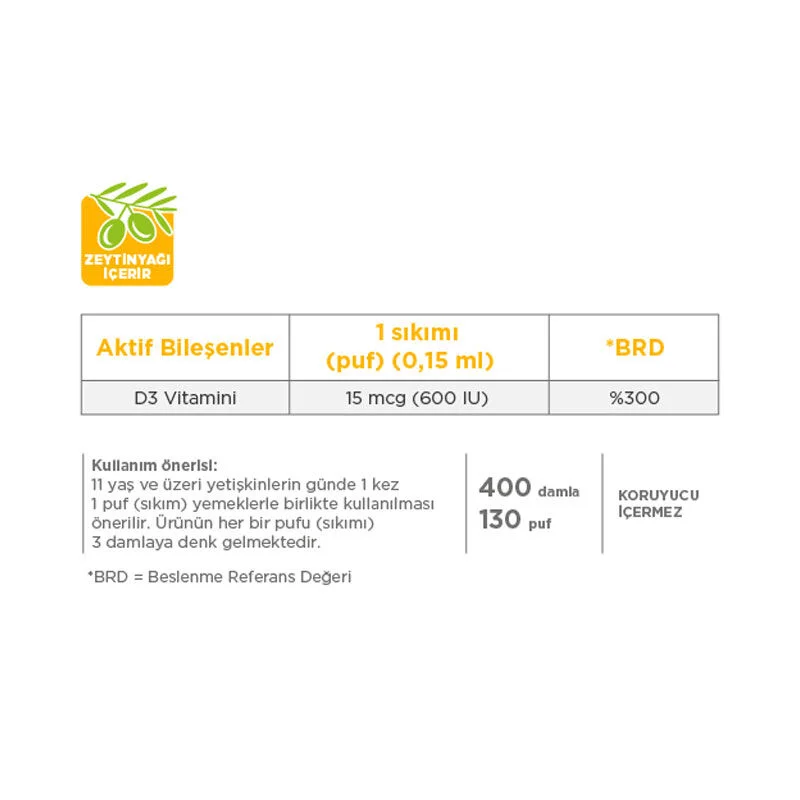 Dynavit Vitamin D3 600 IE Nahrungsergänzungsmittel