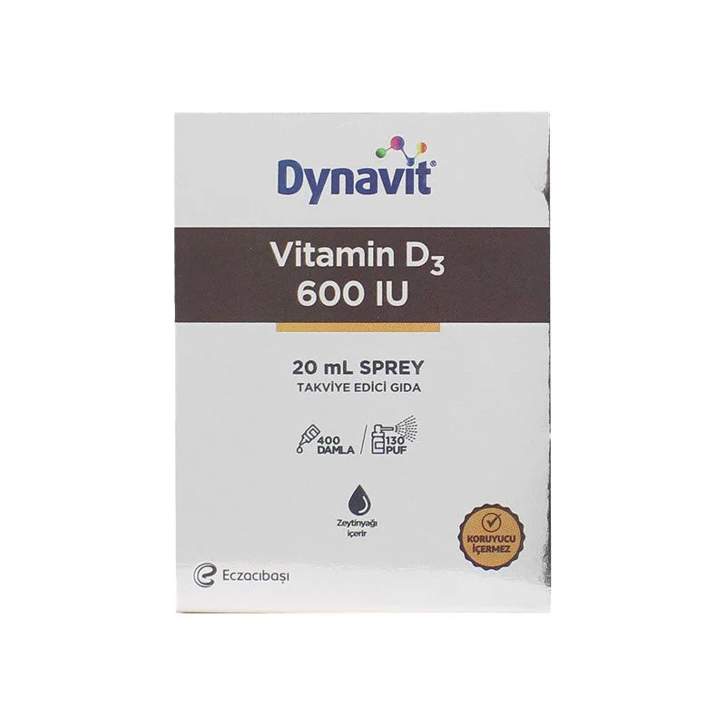 Dynavit Vitamin D3 600 IE Nahrungsergänzungsmittel