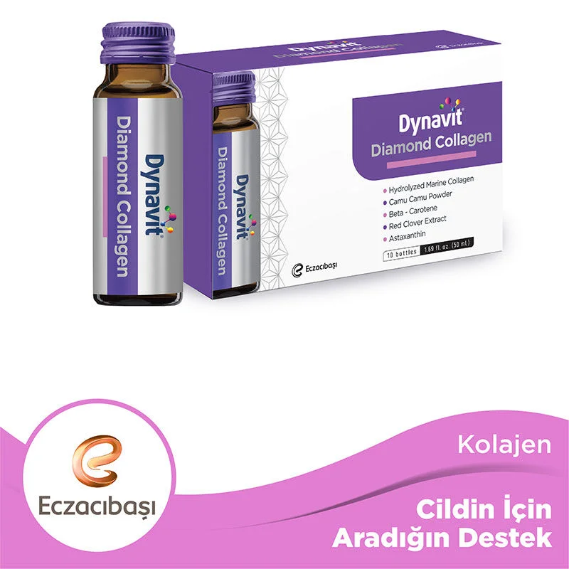 Eczacıbaşı Dynavit Diamond Collagen Liquid Food Supplement 10 x 50 ml