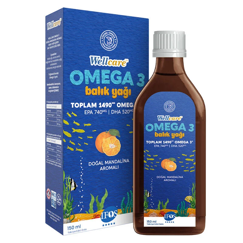 Wellcare Omega 3 Fischöl 150ml