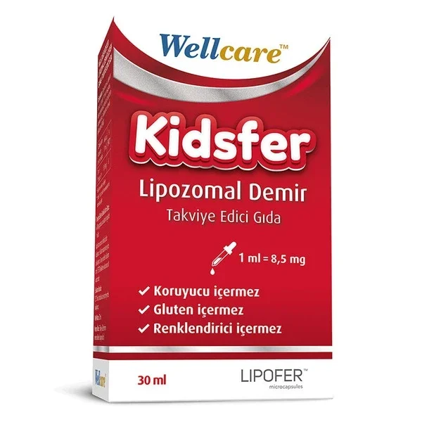 Wellcare ويلكير كيدزفير ليبوسومال حديد 30 مل