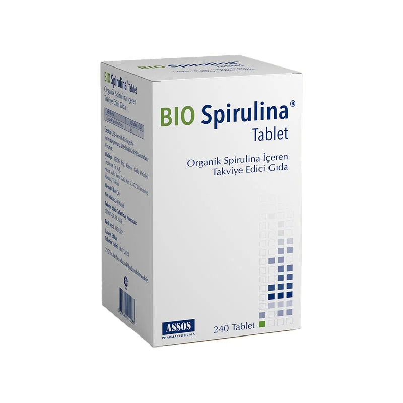 Assos İlaç Bio Spirulina 240 tablet