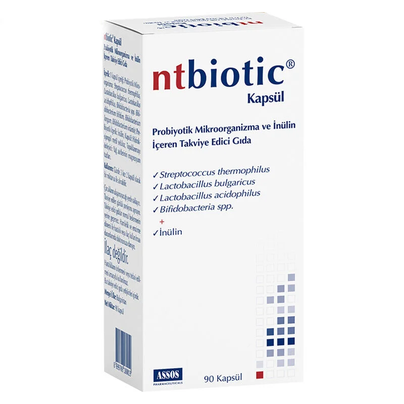 NTBiotic كبسولات إن تي بيوتيك 90