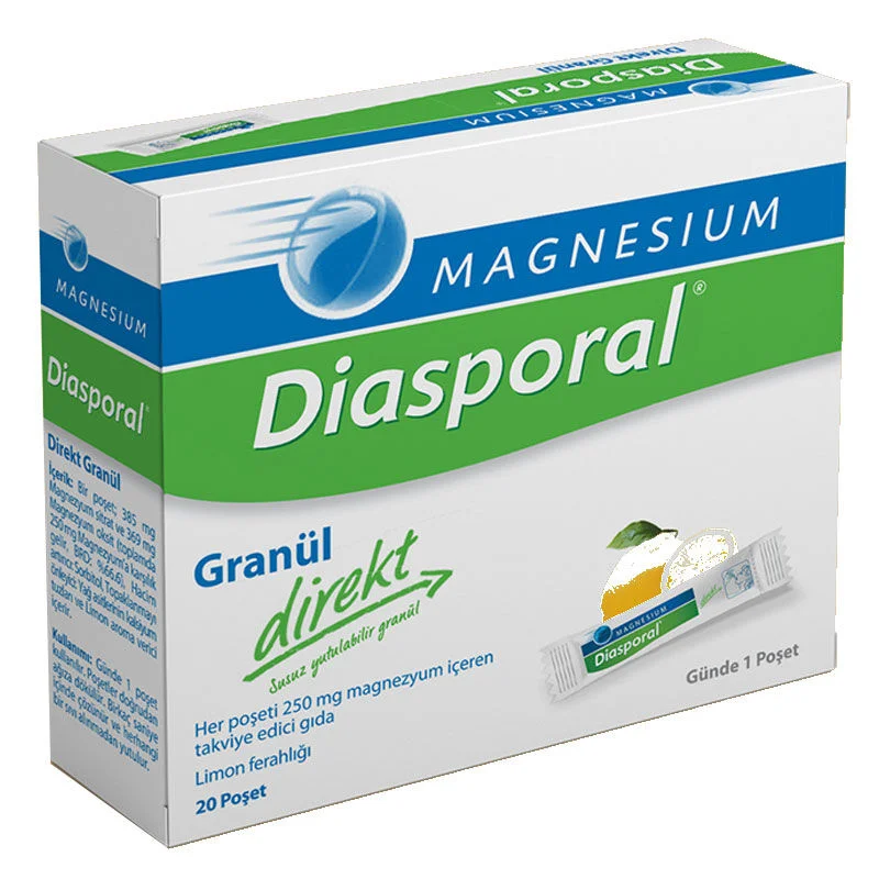 Magnesium Diasporal Granulat - 20 Sachets