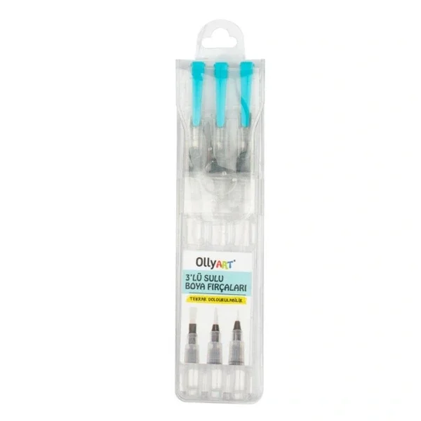 Ollyart 3-Pack Refillable Watercolour Brushes