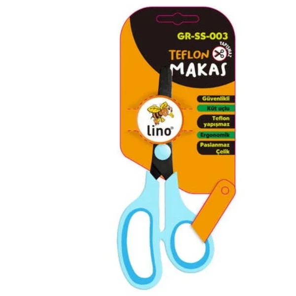 Lino Teflon Scissors Non-stick Blister