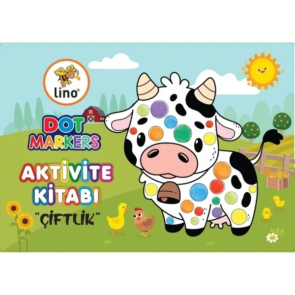 Lino Dot Markers Coloring Book Farm