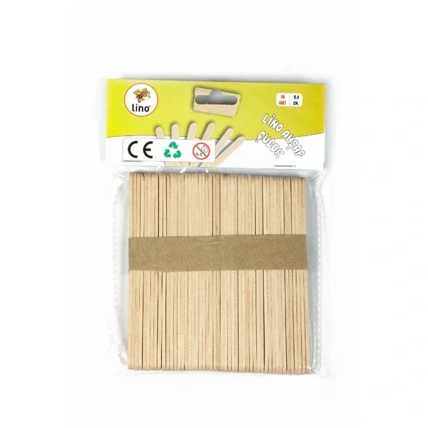 Lino Wooden Sticks 11 cm 50's Natural