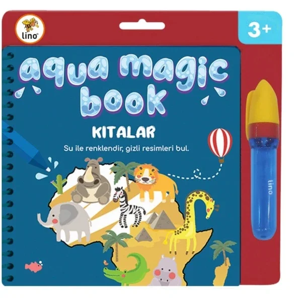 Lino Aqua Magic Book Continents (magic Coloring Book)