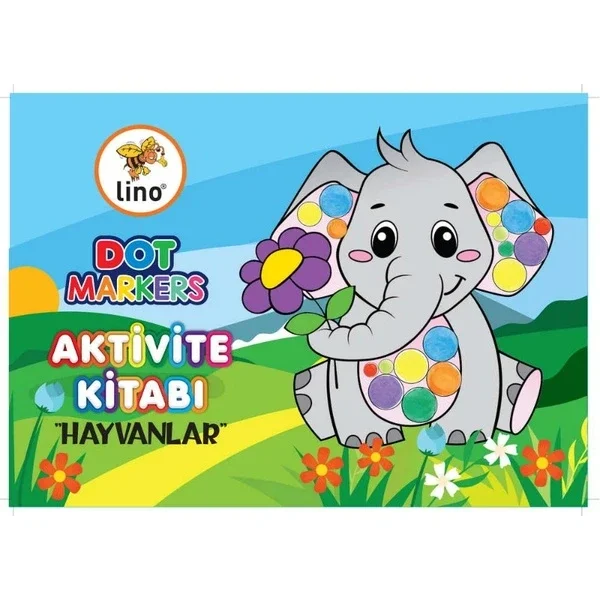 Lino Dot Markers Coloring Book Animals