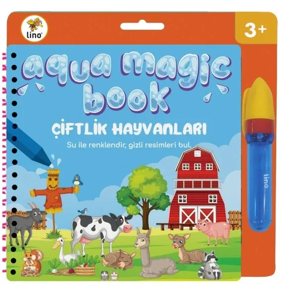 Lino Aqua Magic Book Farm (magic Coloring Book)
