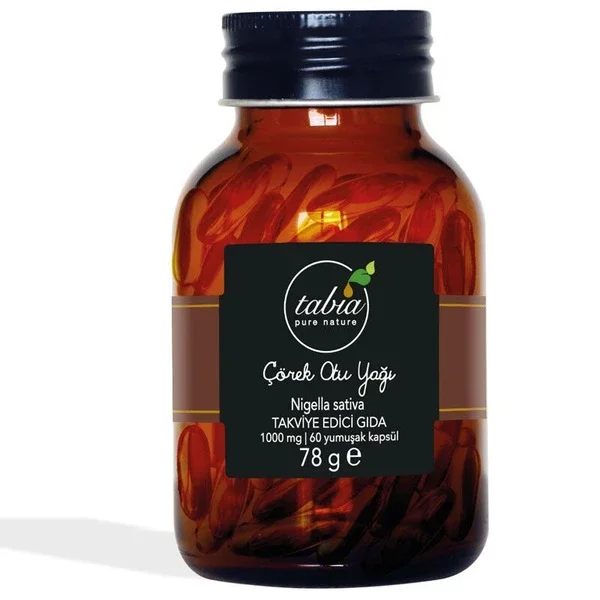 Tabia Black Cumin Oil 1000 mg 60 capsules
