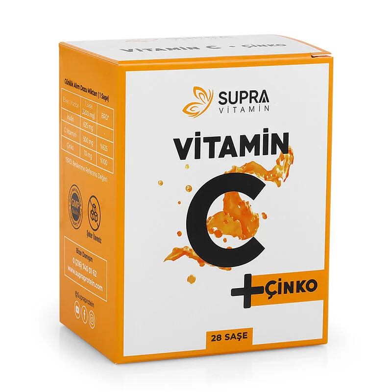 Supra Suda Vitamin Protein Suda Vitamin C + Zinc Supplementary Food 28 sachets