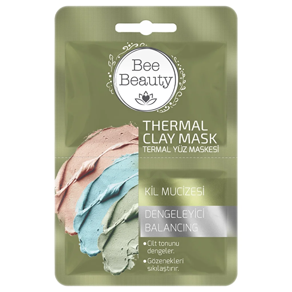 Bee Beauty Thermische Ton-Gesichtsmaske - Tiefenreinigung 2x5ml