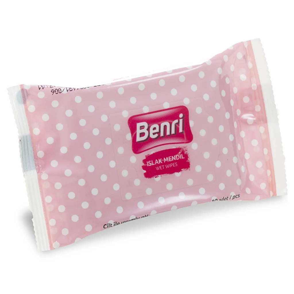 Benri Mini Feuchttücher 3er-Pack