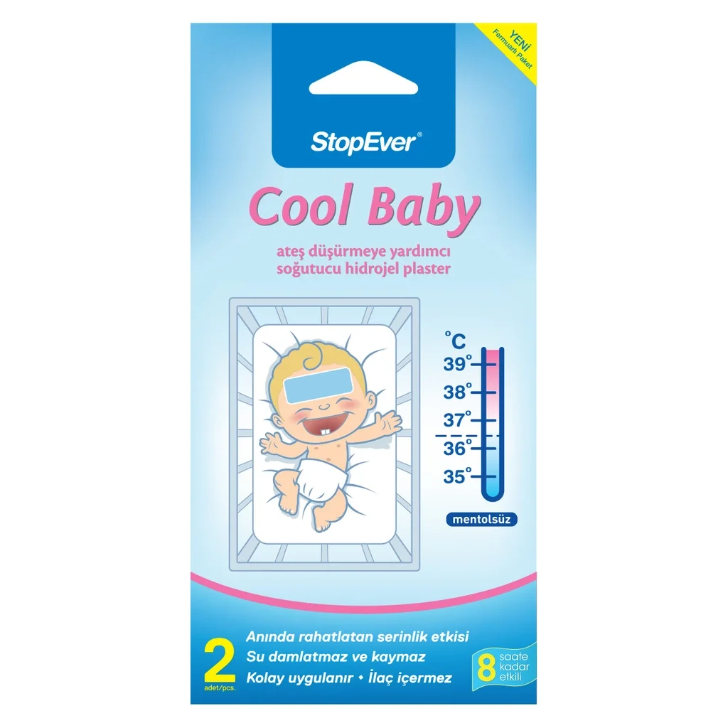 Stopever Cool Baby Fever Reducing Cooling Hydrogel Plaster