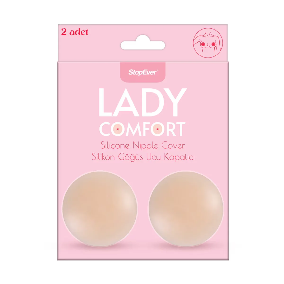 Силиконовые накладки на соски Stopever Lady Comfort 2 шт.