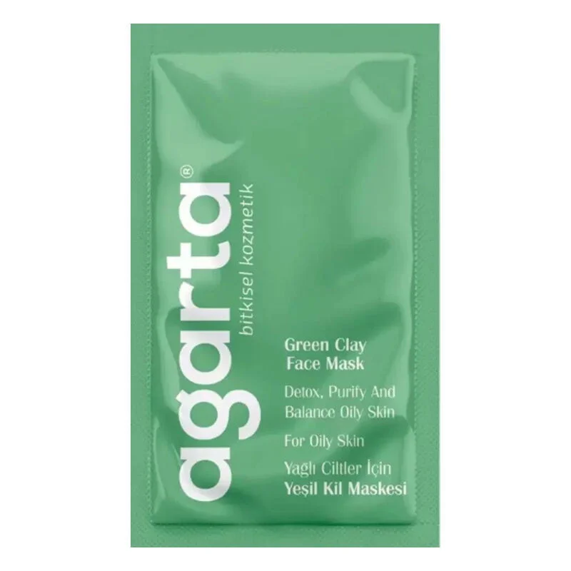 Agarta Natural Green Clay Mask Disposable 10 gr